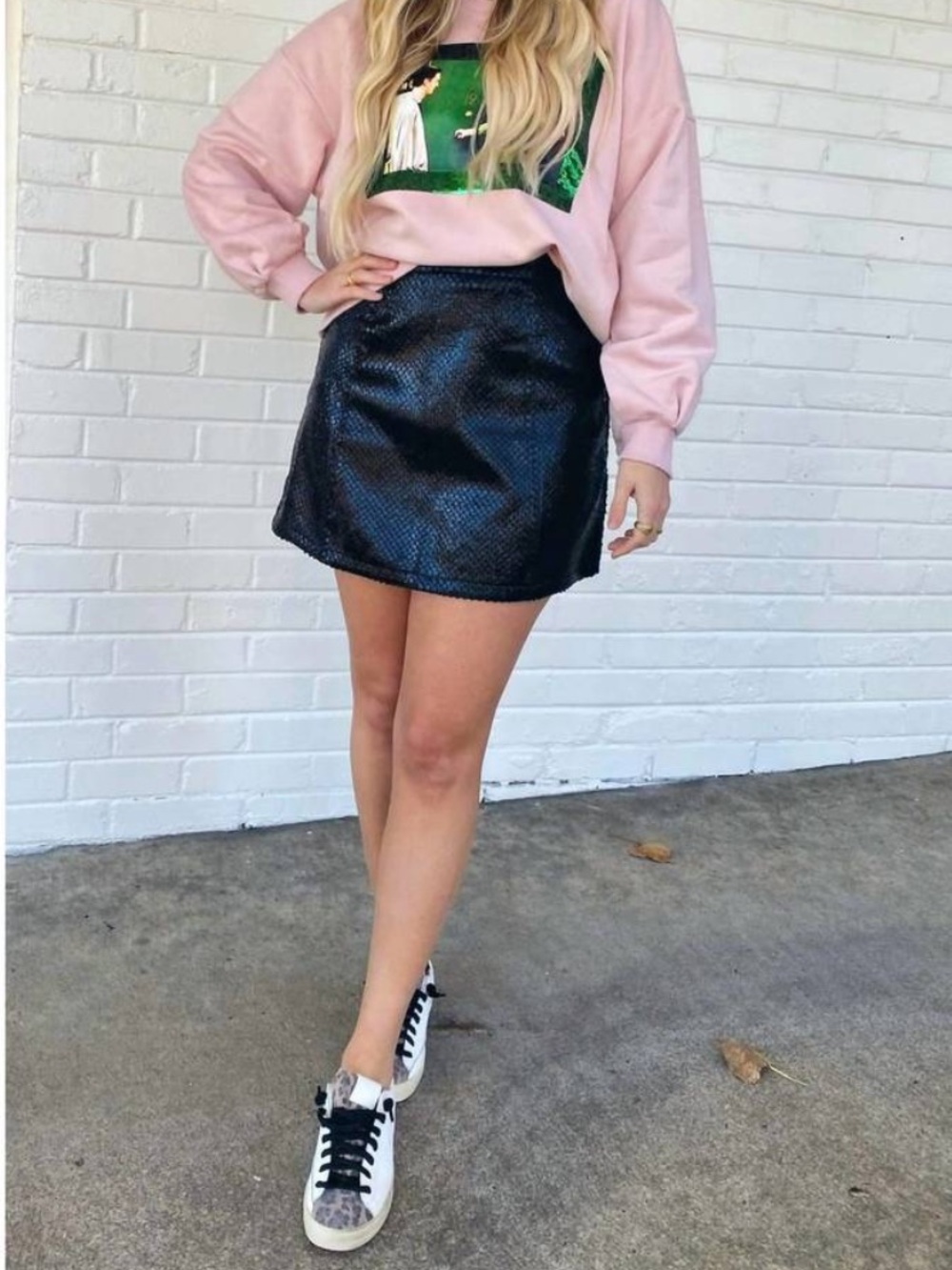 Queen of Sparkles metallic skirt